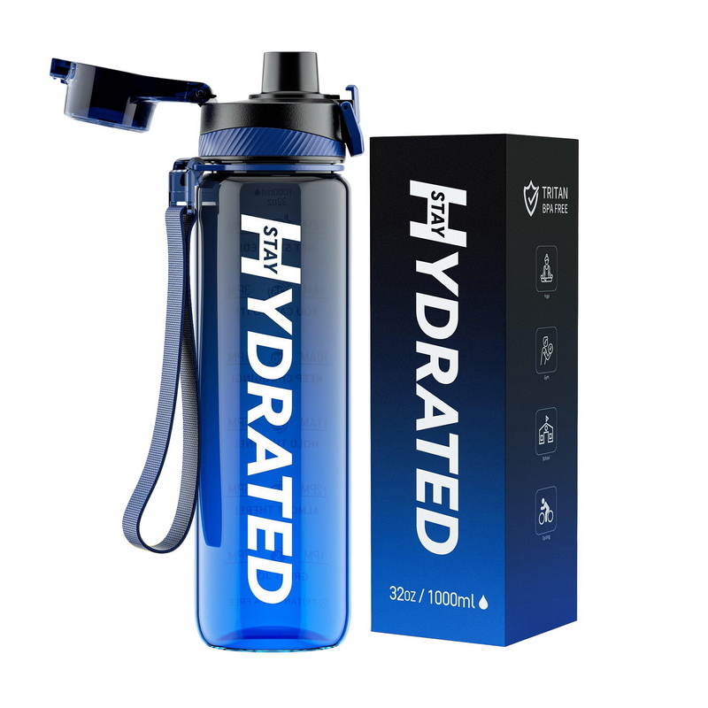 Hydrate Waterbottle (1 L, blue/black)