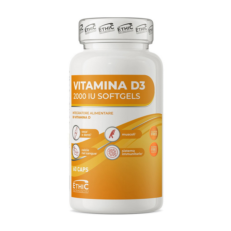 Vitamin D3 2000 IU (60 caps) - EthicSport (Ostrovit)