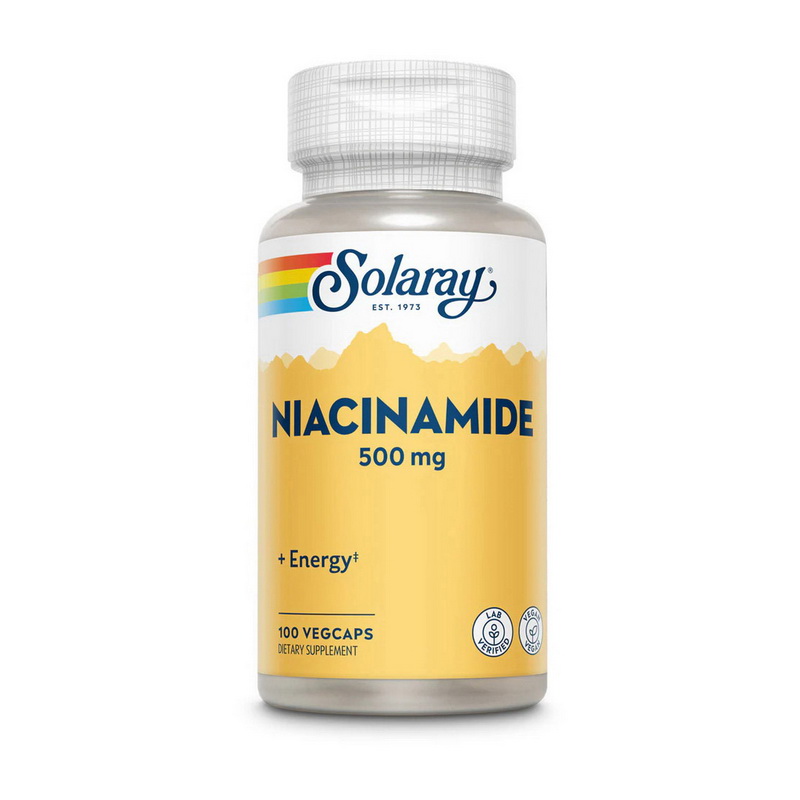 Niacinamide 500 mg (100 veg caps) - Solaray