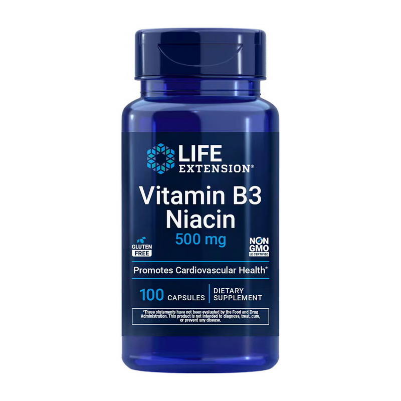 Vitamin B3 Niacin 500 mg (100 caps)