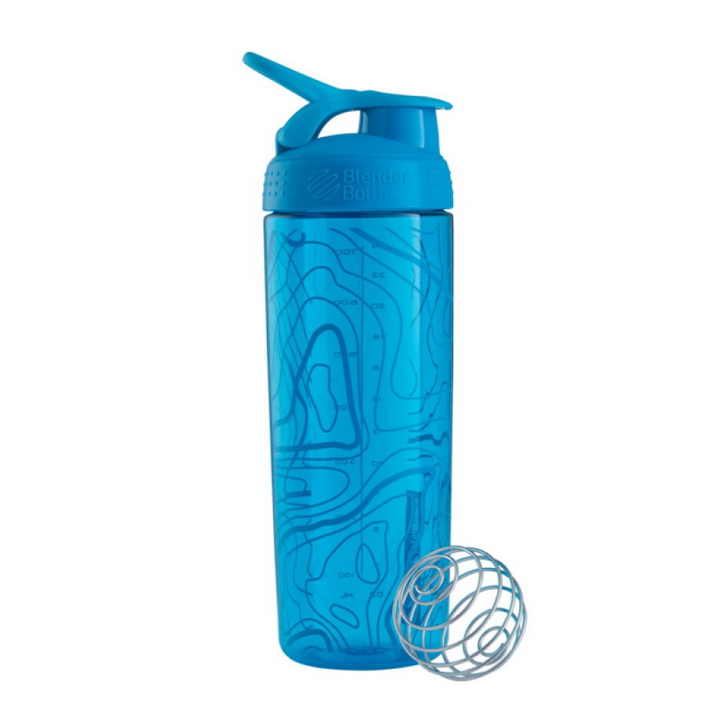 Blender Bottle SportMixer Sleek (820 ml, aqua)