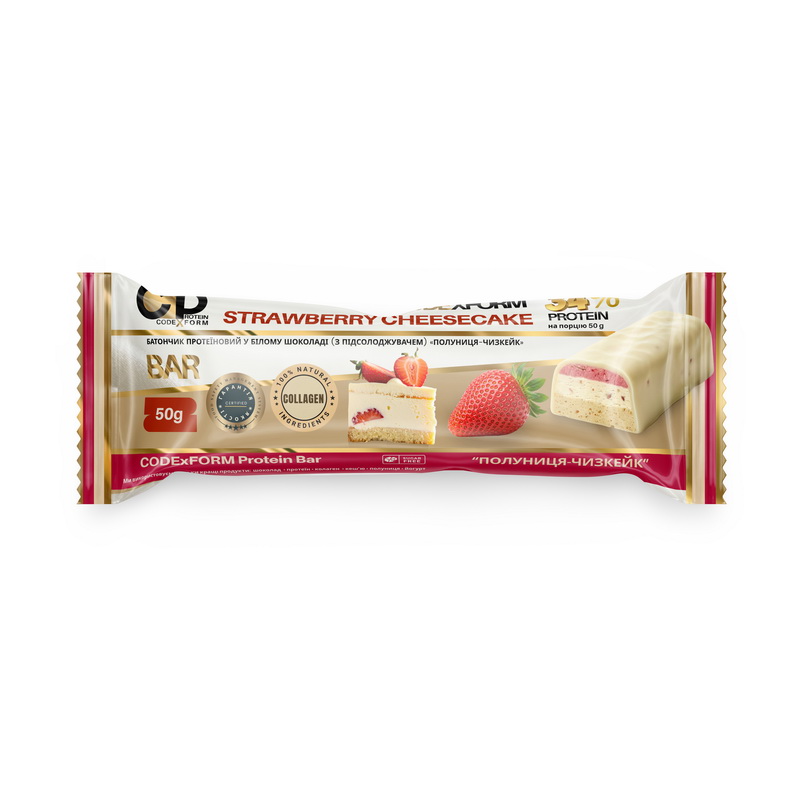 34% Protein Bar (50 g, strawberry cheesecake)