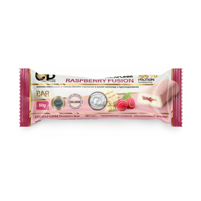 34% Protein Bar (50 g, raspberry fusion)