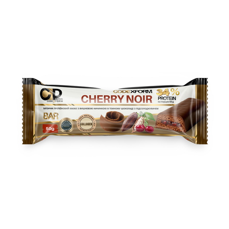 34% Protein Bar (50 g, cherry noir)