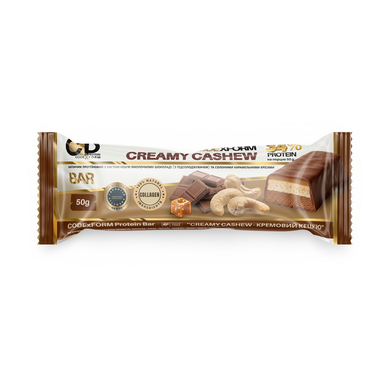 34% Protein Bar (50 g, creamy cashew)