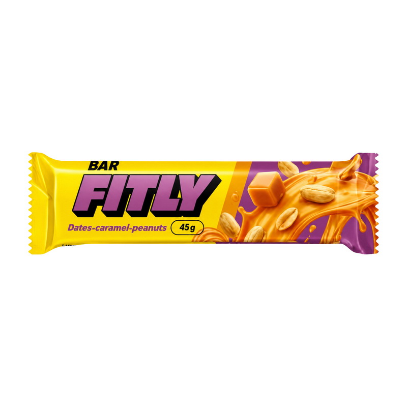 Fitly Bar No Sugar Added (45 g, dates caramel peanuts)