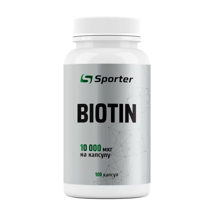 Biotin 10000 mcg (100 caps) - Sporter