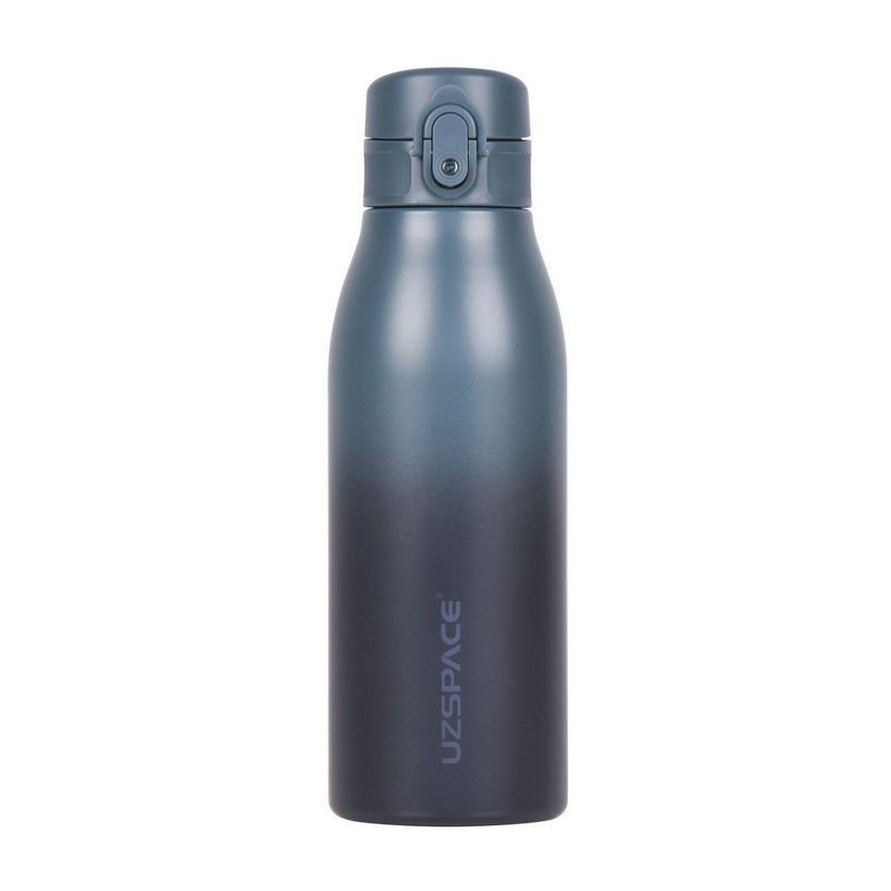 Uzspace Iron Waterboottle 4203 (600 ml, blue/grey)