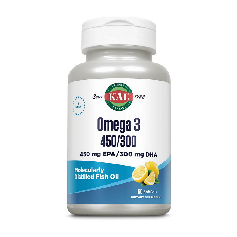Omega 3 Molecularly Distilled Fish Oil (60 softgel)