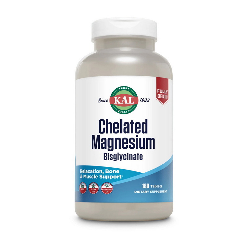Chelated Magnesium Bisglycinate (180 tab)