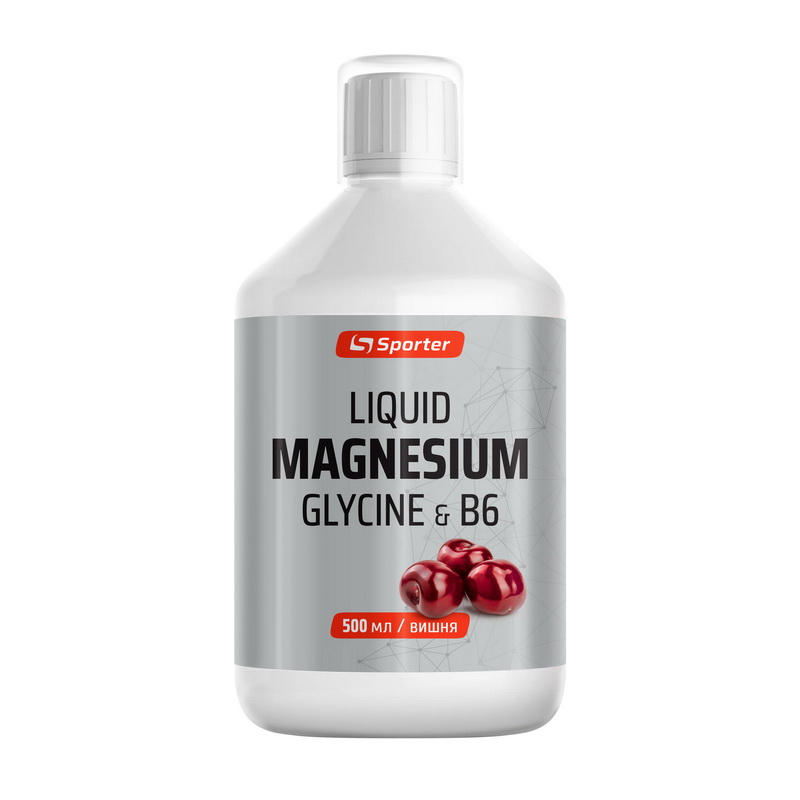 Liquid Magnesium Glycine & B6 (500 ml, cherry)